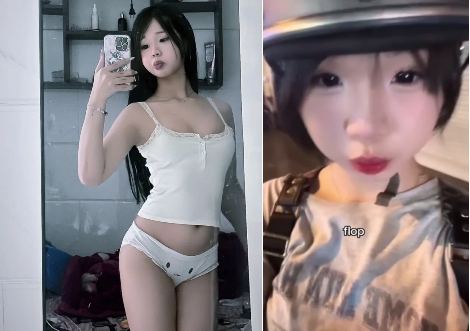 Clip riêng tư của Thuy My trên TikTok với động tác đáng yêu bị rò rỉ