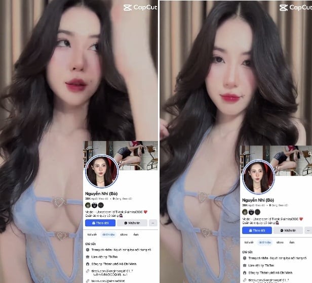 Clip sex Nguyễn Nhi TikTok mông bự chỗ kín đẹp