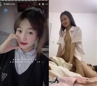 Clip Tú Uyên dễ thương làm tình vẫn mặc nguyên đồng phục